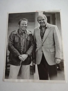 Ed McMahon The Tonight Show Roy Clark Hee Haw Presse Promo Foto 8" x 10" 1970er - Bild 1 von 2