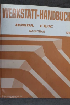 HONDA CIVIC  Werkstatthandbuch "1999" Reparaturanleitung  - Bild 1 von 4