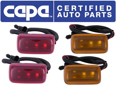 For 2015 - 2023 Silverado Sierra 2500 3500 HD LED Side Marker Lamp 4 PCS Set - Image 1 of 4