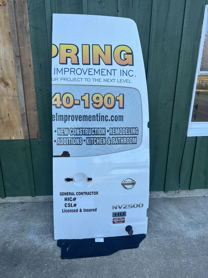 2012-2016 Nissan NV 2500 Rear Right Back Door  Shell High Roof OEM. No Shipping - Image 1 of 4