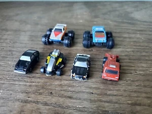Vintage Funrise Lot Of 6 Micro Mini Monster Trucks Cars Race Car - Picture 1 of 16