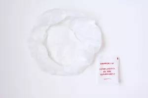 200 INDIVIDUALLY PACKAGED 18" DISPOSABLE SHOWER CAPS  - Picture 1 of 6
