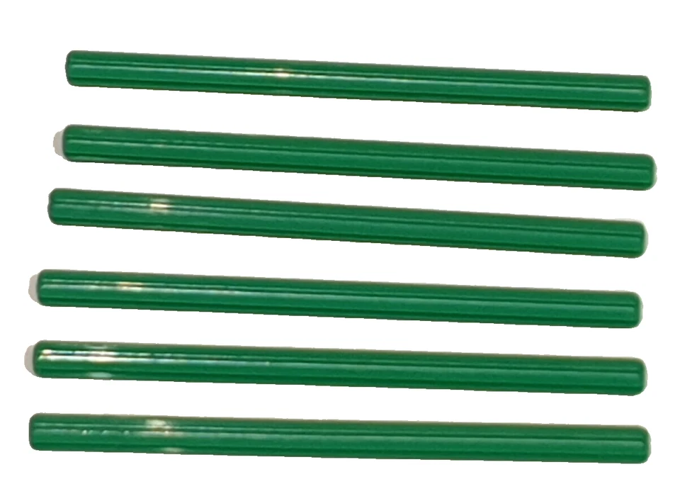 6 x Lego Technic Achse Kreuzstange Kreuzachse 10L #3737 Grün - Bild 1 von 1