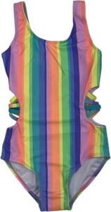 GO COCO Girls’ One Piece Swimsuit Size , 4, 5-6, 6X - Picture 1 of 1