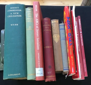 12 Books Soviet Communism Socialism Marx Labour Fabian Trade Unions & Pamphlets - Picture 1 of 16
