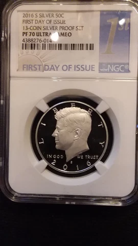 2016-S SILVER NGC PF70 ULTRA CAMEO FDOI KENNEDY HALF **ULTRA HEAVY CAMEO UHCAM** Cover