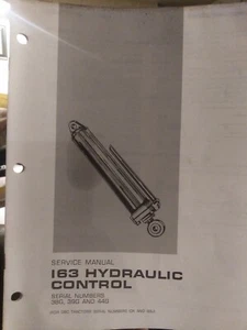 CAT Service Manual I63 Hydraulic Control Serial Numbers 38G, 39G and 44G - Picture 1 of 6
