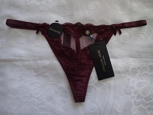 PLEASURE STATE, Heavenly, Thong in Size M, Colour in Wine - Picture 1 of 2