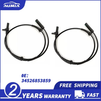 Sensor de velocidad de rueda ABS delantero derecho y derecho 2 piezas para BMW 535d 528i 535i 535i GT 550i GT Foto 1 de 4