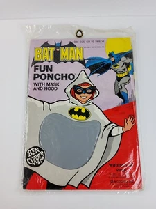 Poncho de Batman 1976 De Colección con Máscara y Capucha Ben Cooper DC Comics SELLADO NUEVO RARO - Imagen 1 de 16