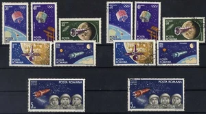 Romania  1964 COSMOS,SPACE LAB: RANGER7, SYNCOM3, VOSHOD MNH, OG+used - Picture 1 of 1