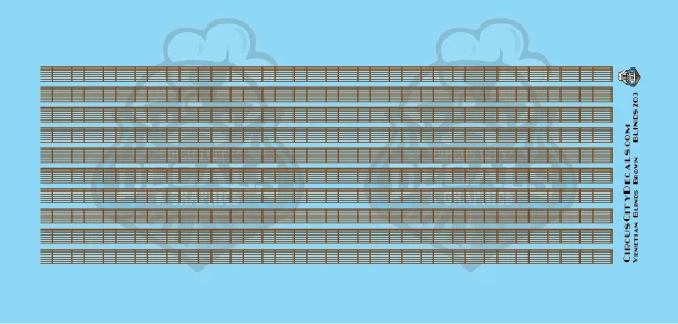 Venetian Blinds Brown HO Scale - Image 1 of 3