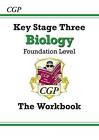 KS3 Biology Workbook - Foundation by CGP Books (With Answer Book)