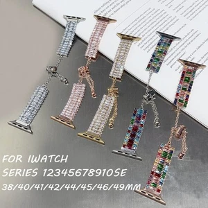 Correa brazalete joyería para Apple Watch 38 40 41 42 44 45 46 49 mm correa ultra reloj - Imagen 1 de 31