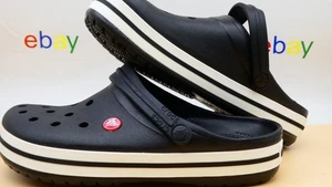 Crocs Unisex-Adult Crocband Clog  BLACK US Men's 7Women’s9-A4B5-2 - Picture 1 of 3