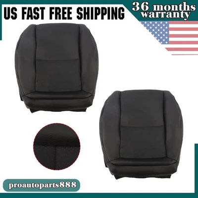 Cubierta de asiento de cuero inferior delantera negra para Mercedes Benz GLK 250 350 2008-2015 Foto 1 de 4