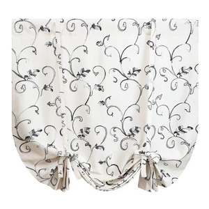 Cortinas de lino con bordado de enredaderas - Ajustable granja y sala de estar R... - Imagen 1 de 7