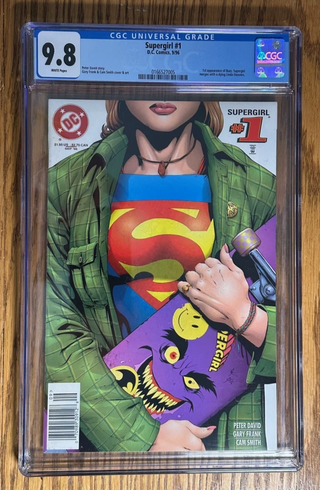 Supergirl #1 NM/MT CGC 9.8 Peter David 1996 NEWSSTAND Edition - Image 1 of 2