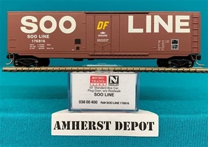 038 00 400 Micro Trains SOO Line Box Car N Scale New 03800400 - Picture 1 of 2