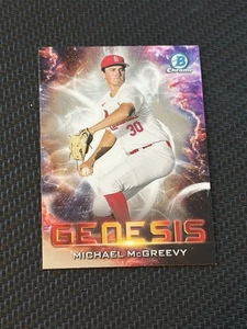 2021 Bowman Draft - Genesis Michael McGreevy #GNS-16 Cardinals - Picture 1 of 2