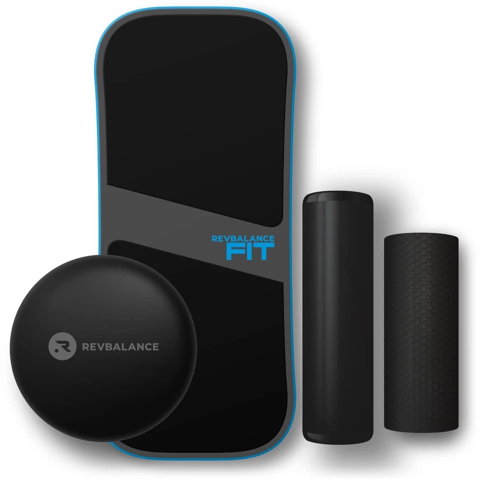 Revolution Fit 3 in 1 Balance Board Training System Blue Sporting Goods