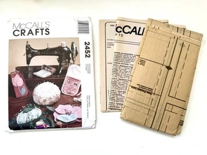 Mccalls Pattern 2452 sewing needlework craft accessories Uncut + instructions - Picture 1 of 3