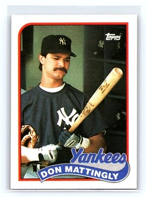 1989 Topps #700 Don Mattingly New York Yankees - Image 1 of 2