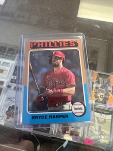Bryce Harper 2024 Topps Heritage Chrome Card #405 SP 44/999 Phillies - Picture 1 of 2