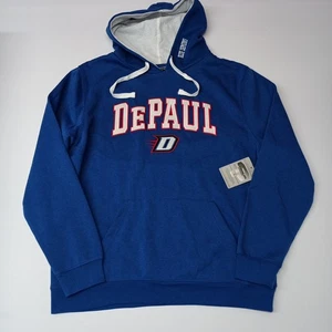 DePaul Blue Demons Pullover Hoodie Men’s Size XL Extra Large Blue NCAA - Picture 1 of 9
