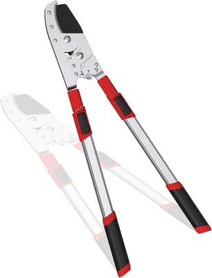 GARTOL Heavy-Duty Extendable Loppers, 28"-41" 28 to 41 inches, Red and Black  - Image 1 of 4