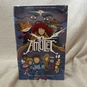Amulet #1-9 Box Set  by Kazu Kibuishi NEW Paperback  - Imagen 1 de 10