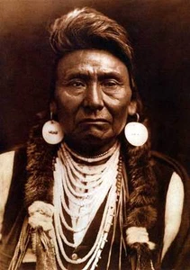 Chief Joseph 22x30 Hand Numbered Ltd. Editio Edward S.Curtis Native American Art - Picture 1 of 2