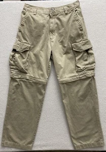 Vtg   1999 Structure Cargo Pants Convertible Twill Khaki Men's 34x31(measured) - Picture 1 of 9