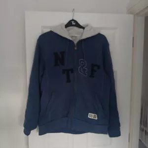 Nike Sportswear Hoodie Fleece Lined Track And Field Blue Mens Size Large Retro - Picture 1 of 10