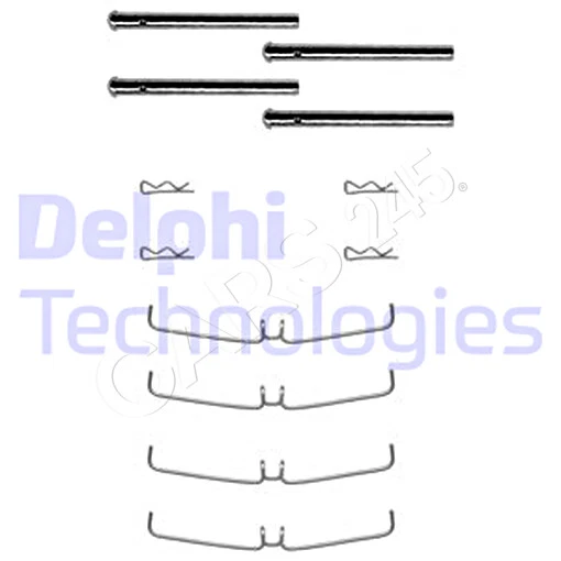 Kit de accesorios de pastillas de freno de disco DELPHI para CARBODIES VOLVO JAGUAR 140 1130907 Foto 1 de 1