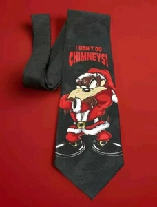 LOONEY TUNES “TAZ” CHRISTMAS NECKTIE 1996 - Picture 1 of 12