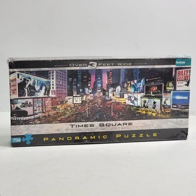 Buffalo Games Panoramic 750 Piece Puzzle Times Square, New York over 3 Ft. Wide - Image 1 of 4