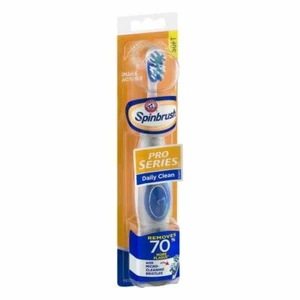 Arm & Hammer Spinbrush Battery Powered Toothbrush Pro-Clean Soft Bristle 3 Pack - Picture 1 of 2