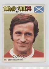 1974 Williams Forlags VM 74 Fotboll (Sweden) George Graham #203