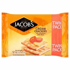 Jacob's Cream Crackers (2x200g) - Pack of 2 - Picture 1 of 1