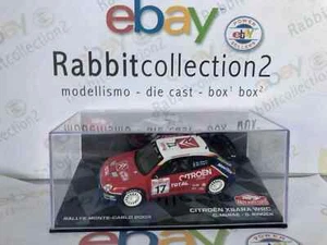 DIE CAST " CITROEN XSARA WRC RALLYE MONTE CARLO 2003 C. McRE D. RINGER " 1/43 - Foto 1 di 2