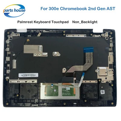NOVO Para Lenovo 300e Chromebook 2ª Geração AST Apoio para as Palmas Teclado Touchpad 5CB0Z21541 - Imagem 1 de 4