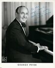 Photo autographe 8x10 pianiste signé à la main George Feyer
