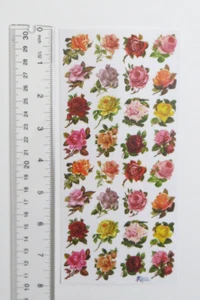 Antique Collection Violette MINI ROSES - Sheet of Mini Roses Stickers #C12