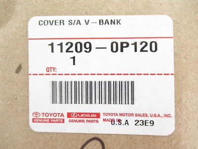Оригинальный оригинальный производитель Toyota 11209-0P120 отделка крышки двигателя 3,5 л без гибрида - Изображение 1 из 4