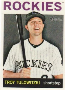 2013 TOPPS HERITAGE #452 TROY TULOWITZKI SP SHORT PRINT - Picture 1 of 1