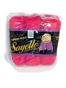 6 Skein Devil Red Yarn Lot 4 Ply 3.5 oz  Vintage Crafting Yarn 🧶 Caron Gold - Picture 1 of 4