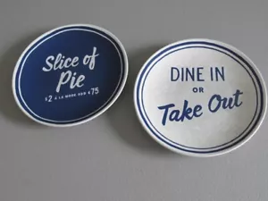 Lenox Kate Spade Collaboration 2 Stück Dessertteller 6 Zoll blau grau - Bild 1 von 6