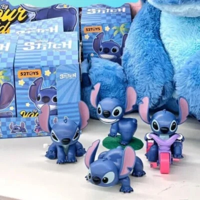 Authority 52Toys Stitch By Your Side Series Blind Box Clockwork Movable Figure Foto 1 de 4