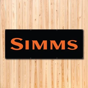 SIMMS FISHING 8'X3' VINYL BANNER - Picture 1 of 1
